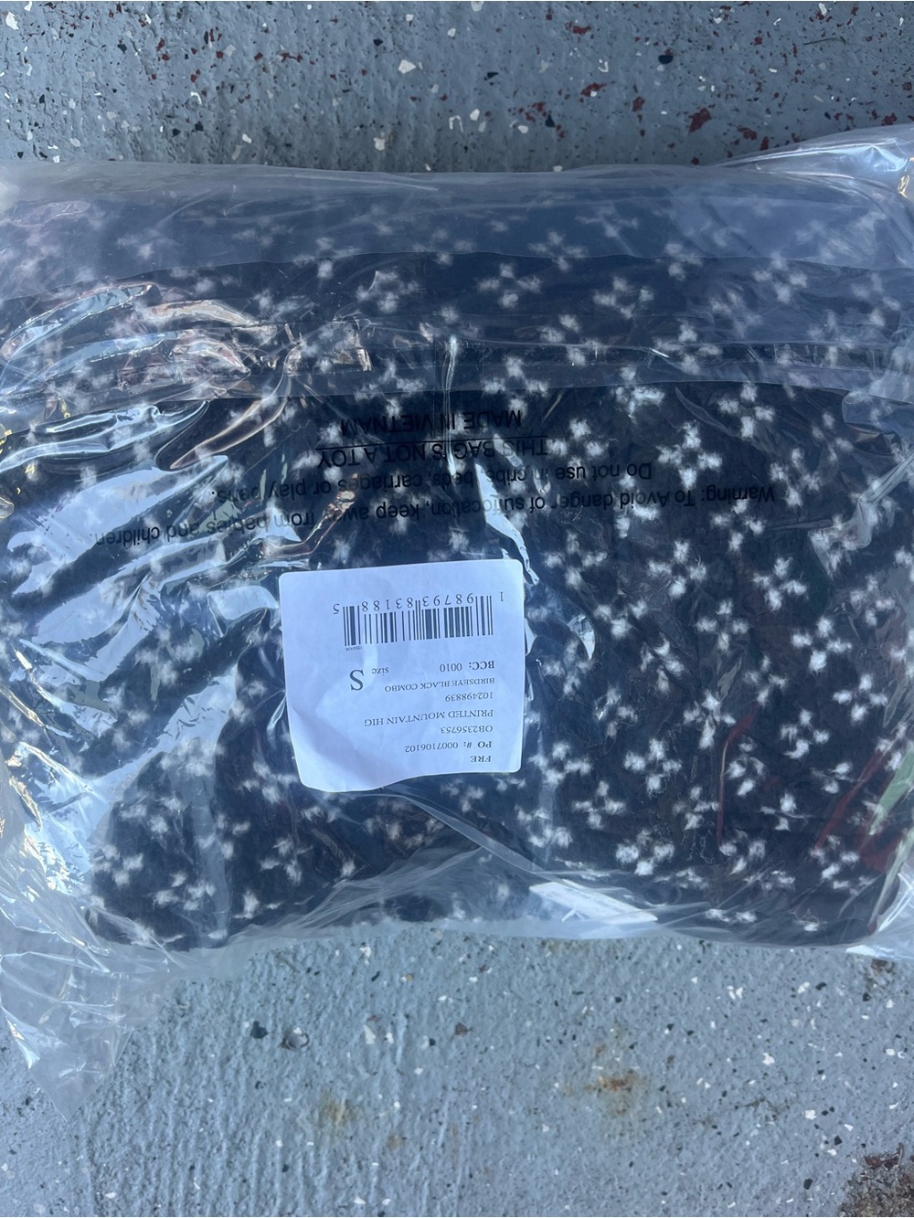 Free People Black Patterned Quarter-Zip Fleece Pullover - Picture 5 of 5